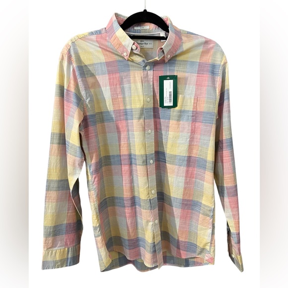 Rye Other - NWT Hawker Rye Plaid Dress Shirt. Size M Short